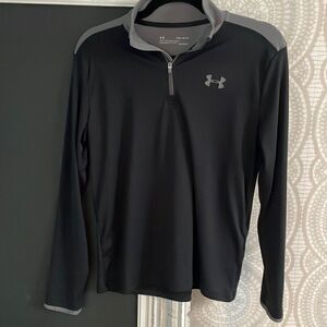 UNDER ARMOUR Heatgear Youth Zip Top L